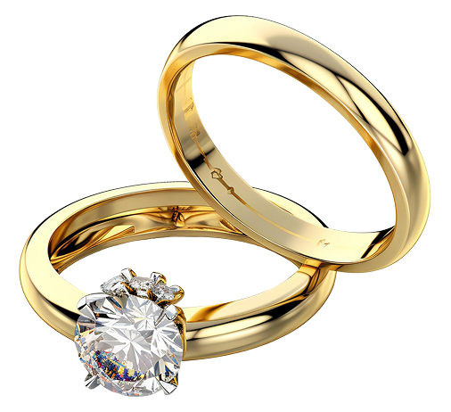 Gold rings